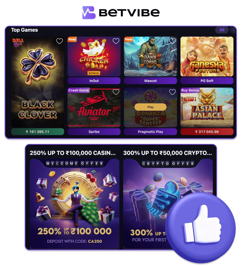 Benefits of BetVibe Casino for Indian Users