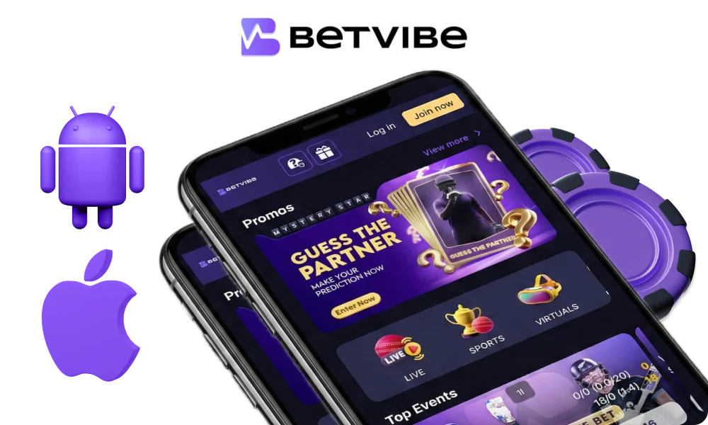Download BetVibe India app for Android and iOS